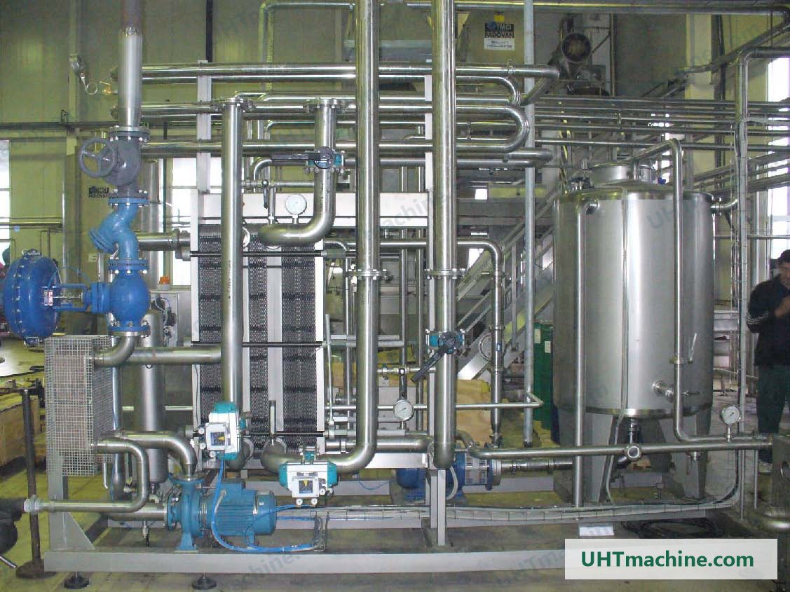 Plate UHT sterilizer equipment for beverage and dairy processing